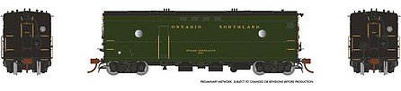 Rapido Steam Heater - Generator Car - Sound and DCC - Ready to Run Ontario Northland 200 (green)
