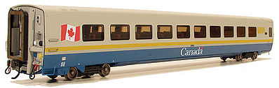 Rapido Streamlined LRC Coach Via Rail Canada #3347 HO Scale Model Train Passenger Car #108023