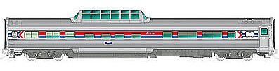 Rapido Budd Dome AMTK #9560 HO Scale Model Train Passenger Car #116004