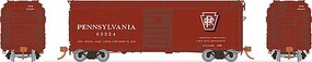 Rapido X31A Single-Door Boxcar PRR Shadow Keystone HO Scale Model Train Freight Car #123003a Rapido X31A Single-Door Boxcar PRR Shadow Keystone HO Scale Model Train Freight Car #123003a