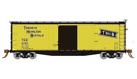 Rapido HO 40' USRA Boxcar TH&B Ylw2pk #130113