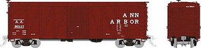 Rapido USRA Single-Sheathed Boxcar Ann Arbor HO Scale Model Train Freight Car #142001a Rapido USRA Single-Sheathed Boxcar Ann Arbor HO Scale Model Train Freight Car #142001a