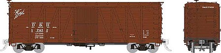 Rapido USRA Single-Sheathed Wood Boxcar - Ready to Run Delaware & Hudson (Boxcar Red, Script Logo)