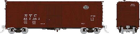 Rapido USRA Single-Sheathed Wood Boxcar 6-Pack - Ready to Run New York Central (Boxcar Red, black, System Logo)
