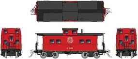 Rapido Northeastern-Style Steel Caboose Ready to Run Western Maryland 1863 (As-Delivered, red, black)