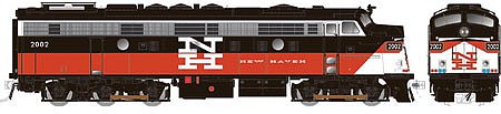 Rapido EMD FL9 with DCC Sound New Haven loco #2002 HO Scale Model Train Diesel Locomotive #14600