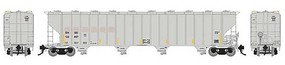 Rapido Procor 5820 Covered Hopper EHSX Essex (Hybrid) HO Scale Model Train Freight Car #157009a Rapido Procor 5820 Covered Hopper EHSX Essex (Hybrid) HO Scale Model Train Freight Car #157009a