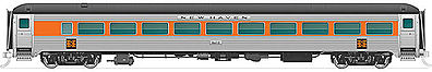 Rapido Steel Coach NH Unnumbered HO Scale Model Train Passenger Car #17033