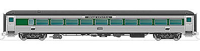 Rapido Steel Coach PC #2500 HO Scale Model Train Passenger Car #17034