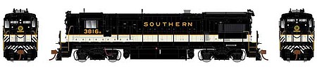 Rapido GE B36-7 Standard DC Southern Railway #3819 HO Scale Model Train Diesel Locomotive #18038