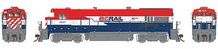 Rapido HO GE B36-7 w/DCC/SND, BCOL/Red/White/Blue #3607
