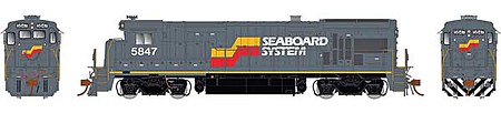 Rapido HO GE B36-7 w/DCC & Sound, SBD/As Delivered #5859
