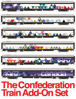 Rapido Ho CONFEDERATION TRAIN Add-On Rapido Ho CONFEDERATION TRAIN Add-On