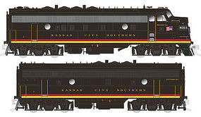 GMD FP9A/F9B True North Kansas City Southern #2, #3 Set HO Scale Diesel Locomotive #220067