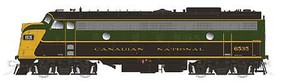 Rapido GMDD FP9A LokSound and DCC True North Canadian National 6535 (1954 Scheme, green, black, yellow) Rapido GMDD FP9A LokSound and DCC True North Canadian National 6535 (1954 Scheme, green, black, yellow)