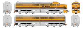 Rapido HO PA-1 + PB-1 D&RGW 6011 + 6012 w/DC HO Scale Model Railroad Diesel Locomotive #23011