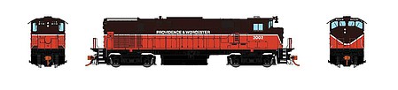 Rapido Montreal Locomotive Works MLW M420 - Sound and DCC Providence & Worcester #2002 (Simplified, brown, red)