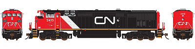 Rapido GEÊDash 8-40CM Draper Taper - Standard DC - Prime Movers Canadian National #2430 (black, red, white, yellow Frame Stripe)