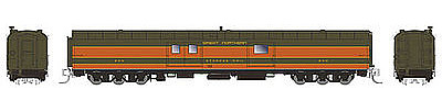 Rapido 73 Bagg-Exp Great Northern #201 N Scale Model Train Passenger Car #506027