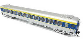 Rapido Osgood Bradley Lightweight 10-Window Coach No Skirts Ready to Run Delaware & Hudson 205 Fort Ticonderoga (silver, blue, yellow, Hatch Roof) N-Scale Rapido Osgood Bradley Lightweight 10-Window Coach No Skirts Ready to Run Delaware & Hudson 205 Fort Ticonderoga (silver, blue, yellow, Hatch Roof) N-Scale