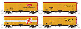 Rapido Meat Reefer Post-War #3 (4) N Scale Model Train Freight Car #521903 Rapido Meat Reefer Post-War #3 (4) N Scale Model Train Freight Car #521903