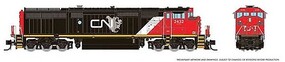 Rapido GE Dash 8-40CM LokSound and DCC Canadian National #2432 (black, white, red, gray, North America Logo) N-Scale