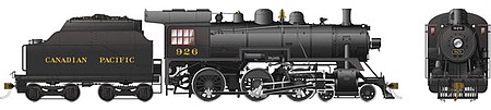Rapido Class D10g 4-6-0 - LokSound and DCC Canadian Pacific 926 (black)