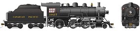 Rapido Class D10h 4-6-0 LokSound and DCC Canadian Pacific 1027 (black, graphite)