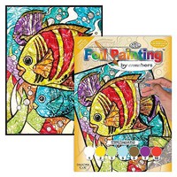Royal-Brush Tropical Fish Foil Paint by Number Ages 8+ (8''x10'')