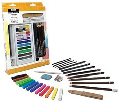 Royal-Brush Essentials Pastel Pencil Art Set (28pc)