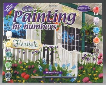 Royal-Brush PBN Flower Shoppe 15x11-1/4 Paint By Number Kit #pal3