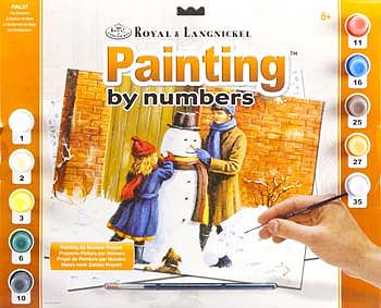 Royal-Brush Adult PBN The Snowman Paint By Number Kit #pal37
