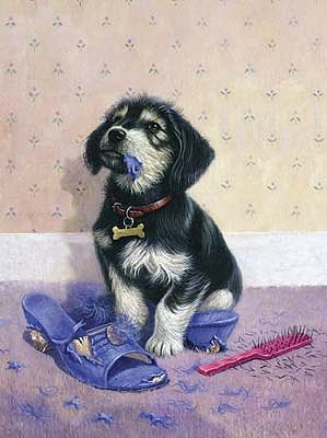Royal-Brush JR PBN Small Bad Puppy Paint By Number Kit #pjs62