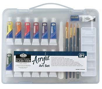 Royal-Brush Small Clear View Acrylic Painting Set Paint By Number Kit #rset-art3103
