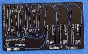 RB Scribe-R Parallel Panel Scribing Tool w/4 Blades- .33, .5, .75, 1mm (use w/hobby knife #1 handle) RB Scribe-R Parallel Panel Scribing Tool w/4 Blades- .33, .5, .75, 1mm (use w/hobby knife #1 handle)