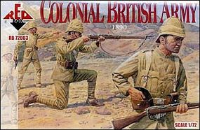Red-Box Colonial British Army 1890 (12) Plastic Model Military Figure 1/72 Scale #72003 Red-Box Colonial British Army 1890 (12) Plastic Model Military Figure 1/72 Scale #72003