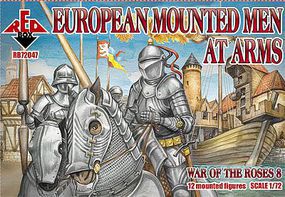Red-Box European Mounted Men at Arms Plastic Model Military Figures 1/72 Scale #72047 Red-Box European Mounted Men at Arms Plastic Model Military Figures 1/72 Scale #72047