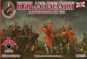 Red-Box Jacobite Rebellion 1745- Highland Infantry (43) Plastic Model Military Figure 1/72 #72050 Red-Box Jacobite Rebellion 1745- Highland Infantry (43) Plastic Model Military Figure 1/72 #72050