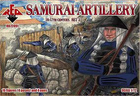 Red-Box Samurai Artillery XVI-XVII Century Set #2 Plastic Model Military Figures 1/72 Scale #72091 Red-Box Samurai Artillery XVI-XVII Century Set #2 Plastic Model Military Figures 1/72 Scale #72091