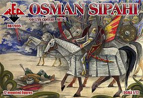 Red-Box Osman Sipahi XVI-XVII Century Set #2 Plastic Model Military Figures 1/72 Scale #72095