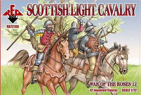 Red-Box Scottish Light Cavalry Plastic Model Military Figures 1/72 Scale #72108