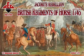 Red-Box 1/72 Jacobite Rebellion British Regiments of Horse 1745 (12 Mtd)
