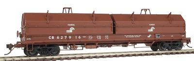 Red-Caboose 100-Ton Evans Coil Car (Assembled) Conrail HO Scale Model Train Freight Car #32515