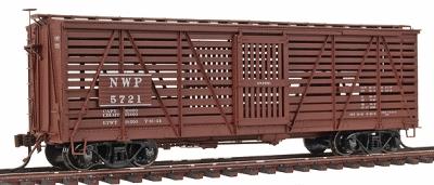 Red-Caboose S-40-5 Stock Cars NWP - HO-Scale