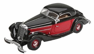 Ricko Mercedes Benz 320 n Kombinations Coupe W142 Black & Red HO Scale Model Railroad Vehicle #38592