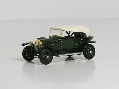 Ricko 1914 Audi Type C Alpensieger Top Up Green HO Scale Model Railroad Vehicle #38995