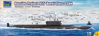 Riich Russian Project 955 Borei Class SSBN Submarine Plastic Model Military Ship Kit 1/700 #27001