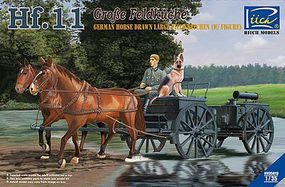 Riich German Hf11 Horse Drawn Large Field Kitchen Plastic Model Military Vehicle Kit 1/35 #35013 Riich German Hf11 Horse Drawn Large Field Kitchen Plastic Model Military Vehicle Kit 1/35 #35013