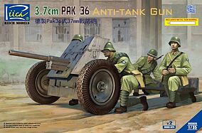 Riich 1/35 3.7cm PaK36 Anti-Tank Gun (2) Riich 1/35 3.7cm PaK36 Anti-Tank Gun (2)