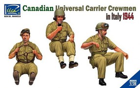 Riich Canadian Universal Carrier Crew Italy 1944 Plastic Model Military Figure Kit 1/35 #35029
